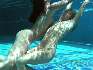 Catfish reccomend underwater with japanese synchro swimmer