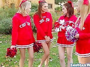 Belt reccomend teen lesbian cheerleaders