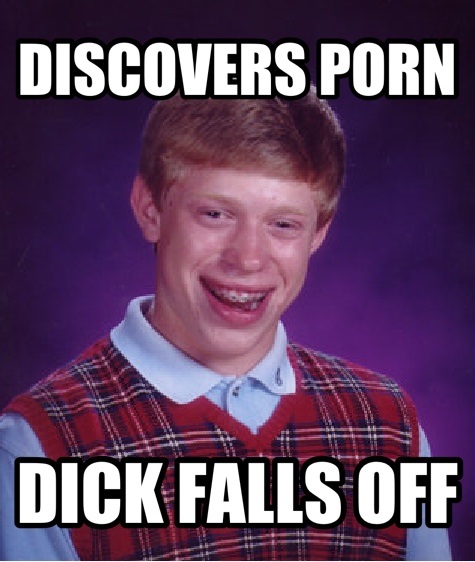Dick falls off
