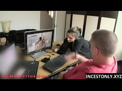 Step busts watching porn seduces
