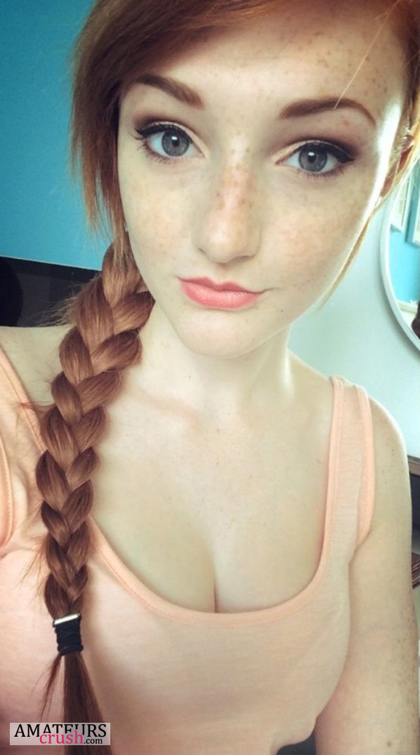Snapchat real girl red head teen virgin