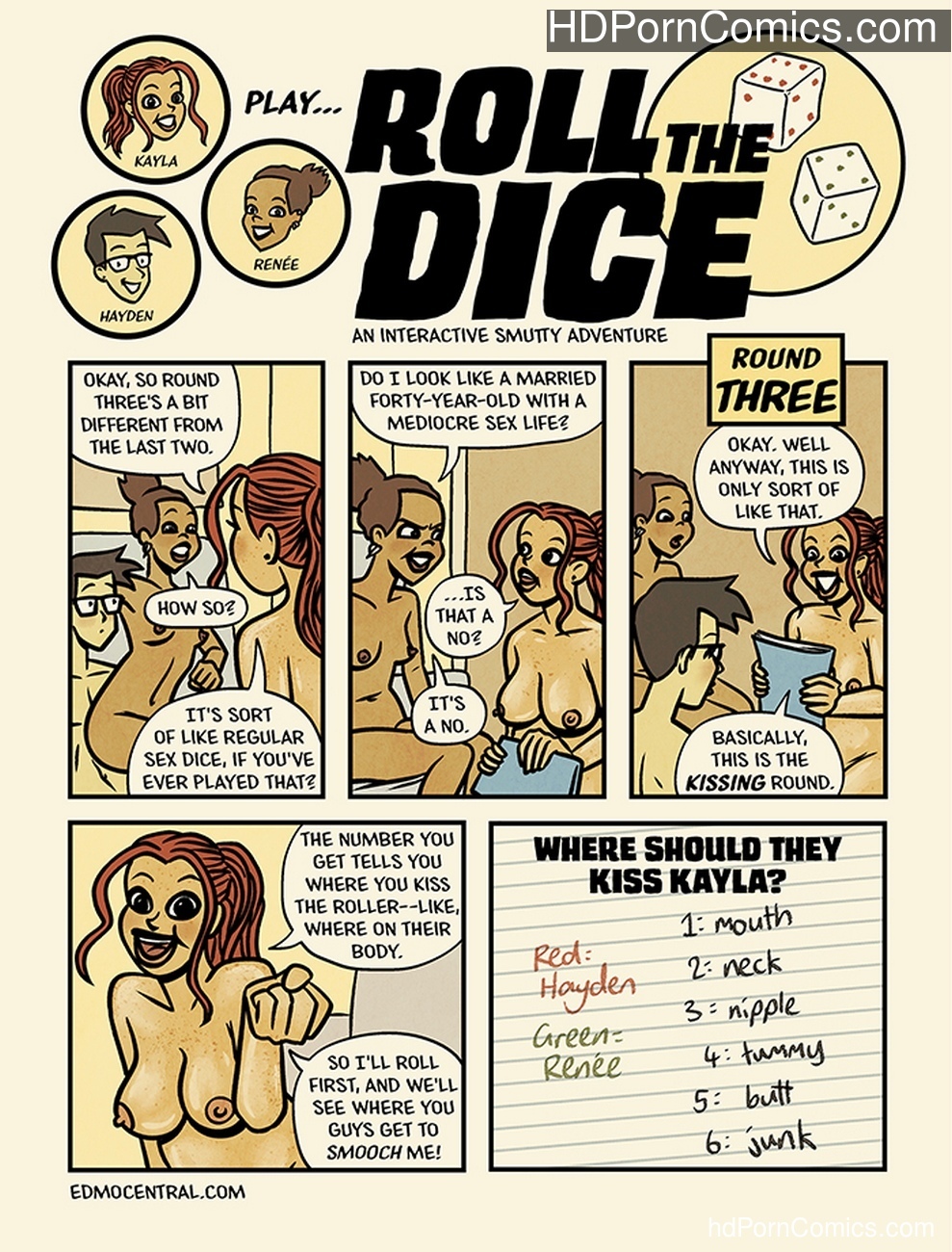 Lesbian dice game