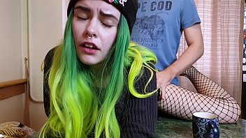 4K High School Goth girl gets fucked before class!