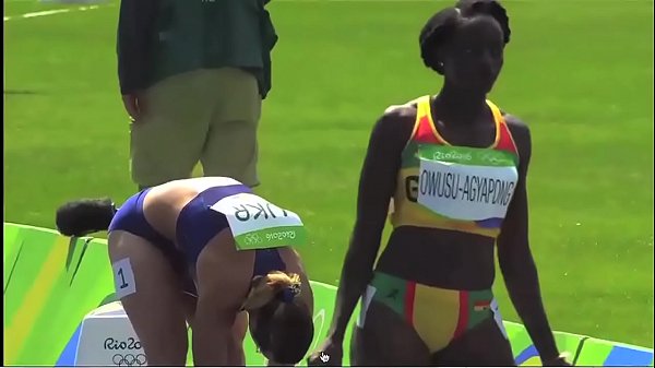 Ebony track star butt fucked