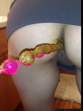 Anal beads pull