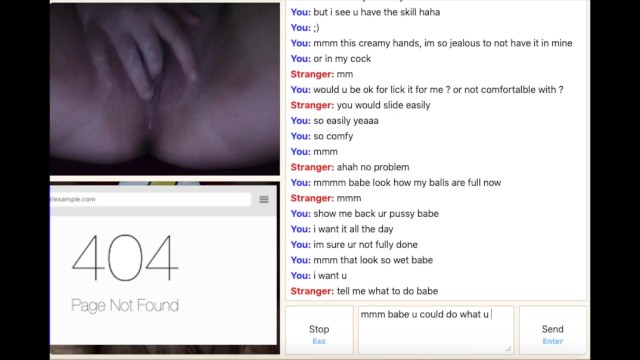 Omegle creamy pussy