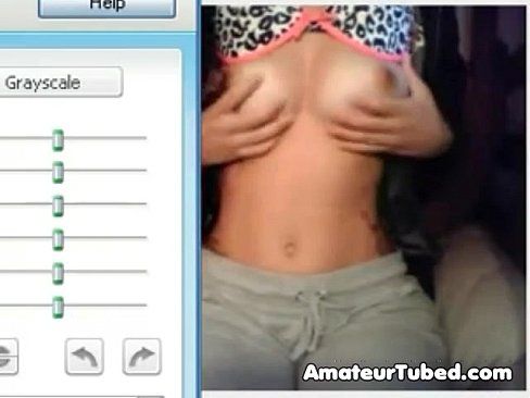 best of Redhead plays with boobs omegle