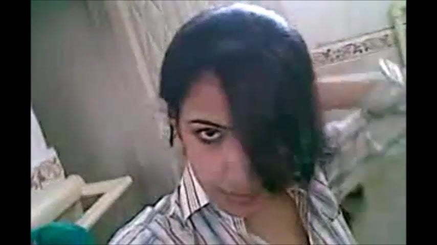 Indian amateur girl records herself image photo