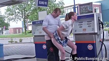 Latina let gas station man touch her