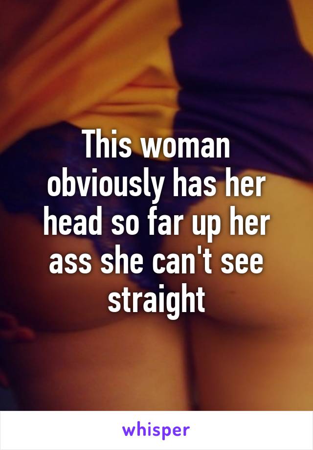 Straight her ass