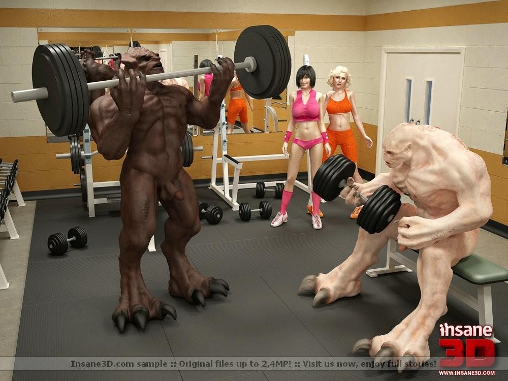 3d gym sex