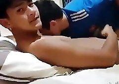 Nude thai handjob penis load cumm on face