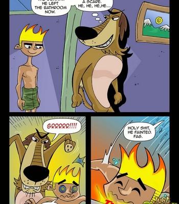 Naked gay johnny test comic