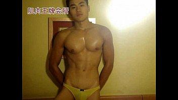 Asian rent boy bodybuilder jerkoff