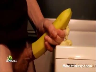 Masturbating banana