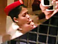 Subzero reccomend Emirates airline hostess gives a blowjob to her bf