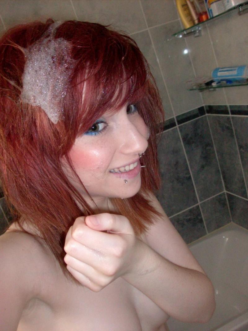 Emo red hair image