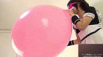 Pink fishnet ballons