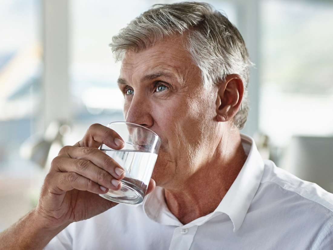 Drinks water maintain healthy lifestyle