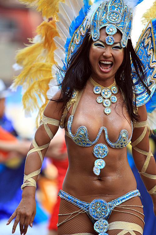 Nude girls in carnival