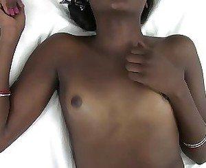 Shy african nude pussy