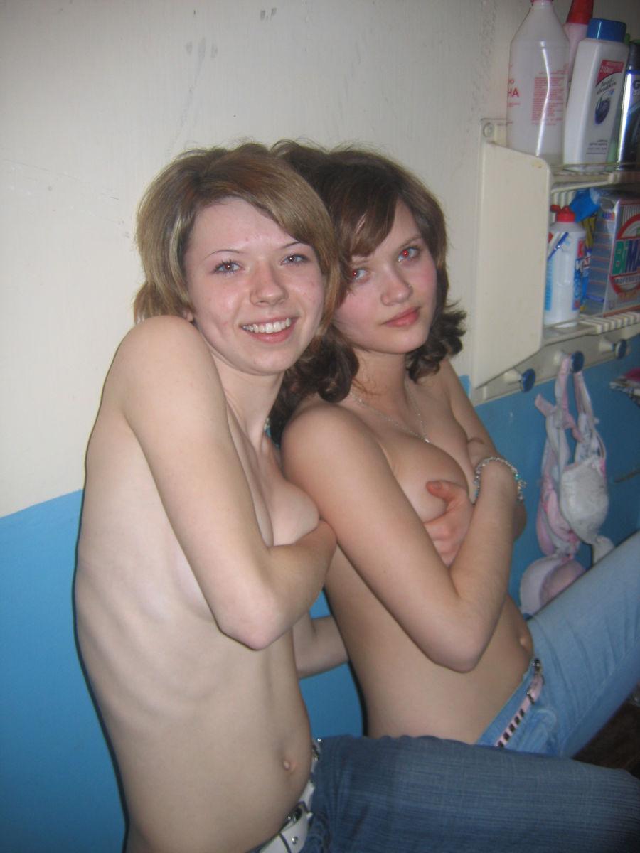 Teen touching boobs pussy