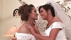 best of Wedding threesome lesbian