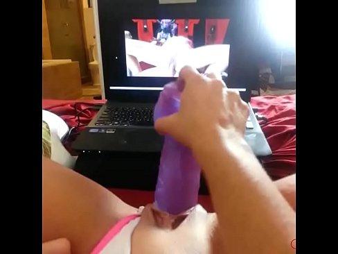 homemade girl dildo watching porn Sex Pics Hd