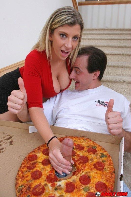 best of Fucked pizza tits