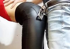Mittens reccomend amateur wife leather pants gets