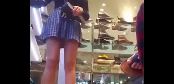 Touchdown reccomend amazing sales girl changing store