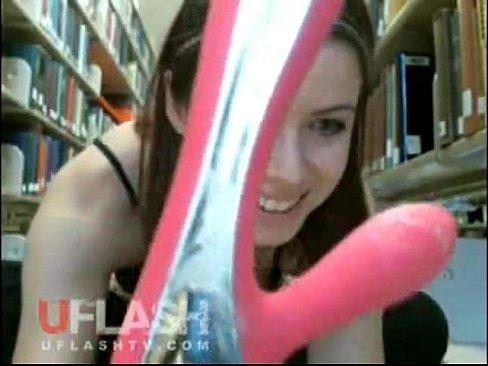 Camgirl busted library