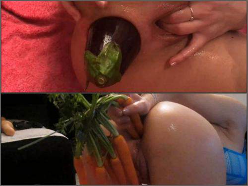 best of Anal fruit insertion extreme damn