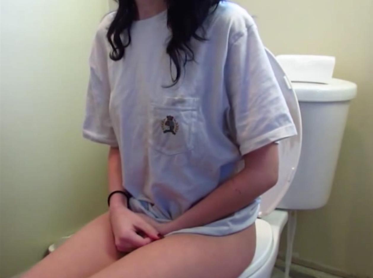 Teen bathroom hidden camera