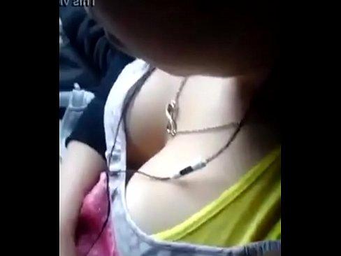 Indian College Girl Boobs Groping Very Hot.