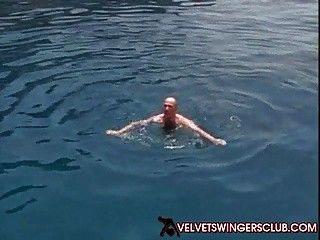 best of Couples wives swinger boat swapping