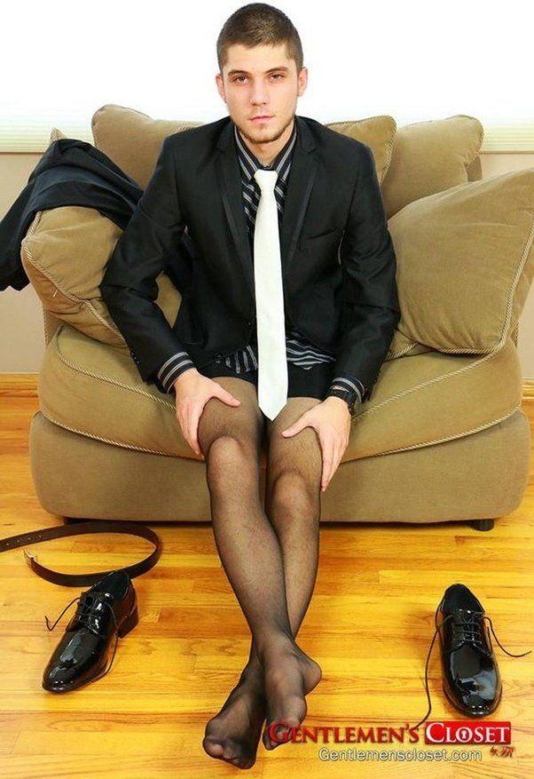 Why cant men wear pantyhose