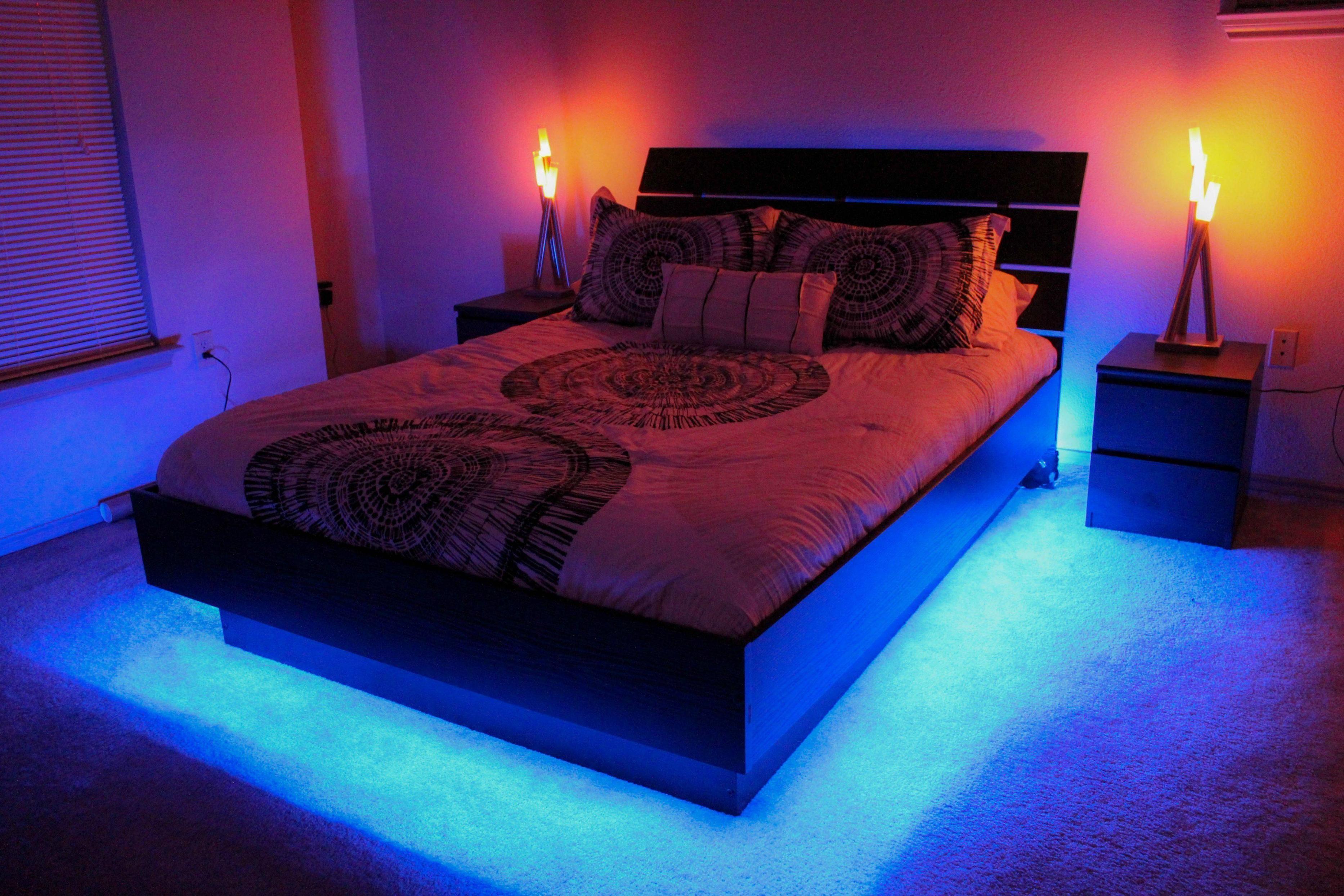 Erotic bedroom lighting