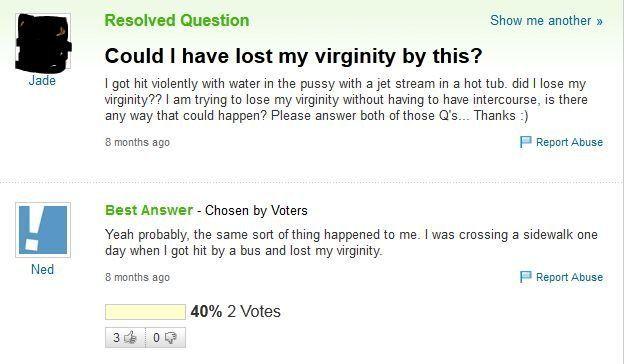 Will loosing my virginity hurt