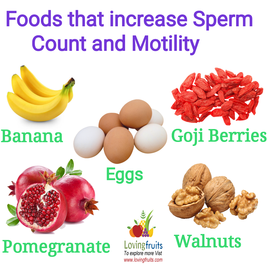 Starfire reccomend Count food increase sperm
