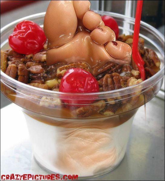 Erotic art ice cream sundae