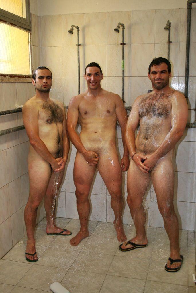 Mens shower naked free