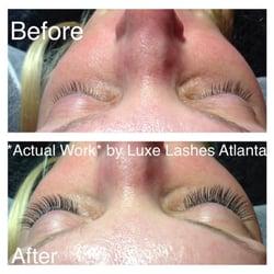 Atlanta ga strip eyelash application