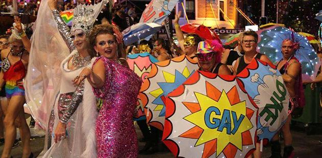 Gay gras lesbian mardi parade