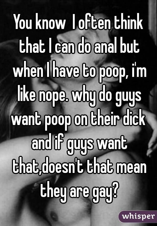 Guy with poop on his dick