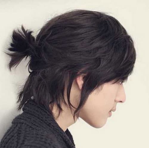 Asian male long hair