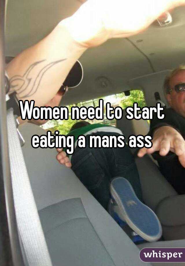 Women eat mans asshole