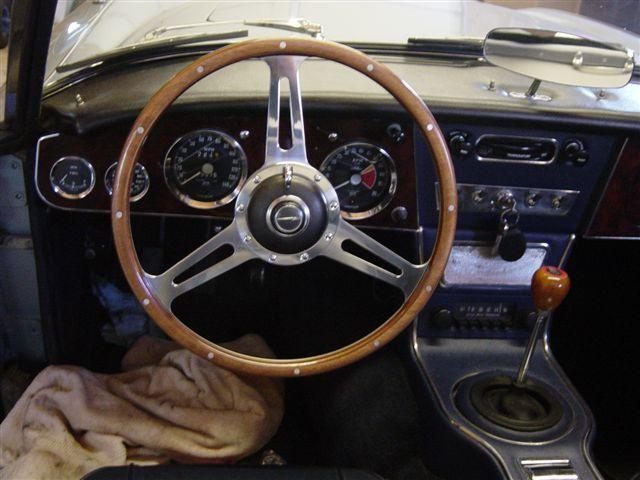 C-Brown reccomend Mg midget steering wheel size