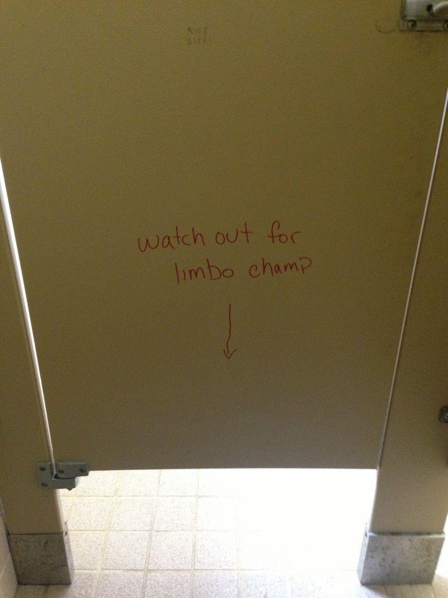 public blowjob bathroom hole throw naked photo