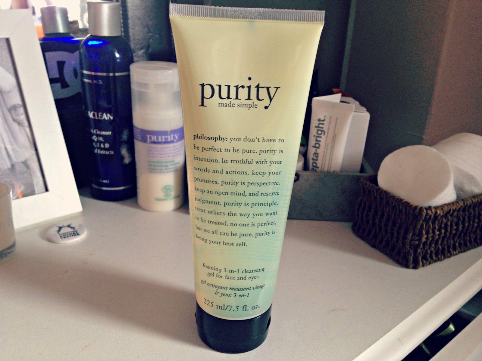 Road G. reccomend See the dawn purity facial cleanser